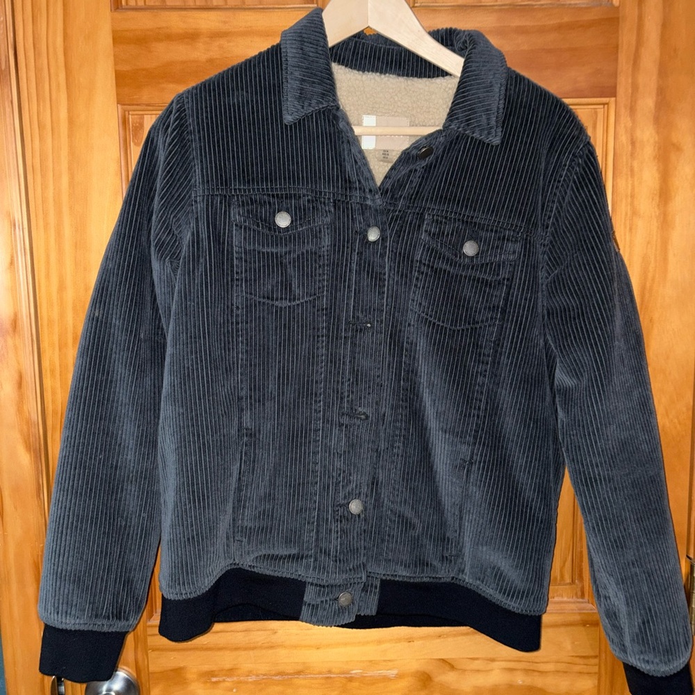 Roxy Corduroy Jacket in Navy